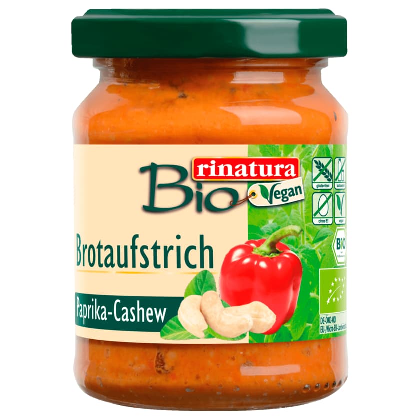 Rinatura Bio Aufstrich Paprika-Nuss 125g